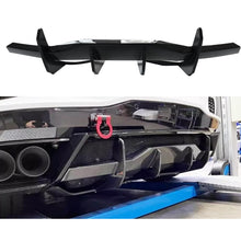 Load image into Gallery viewer, Rear Diffuser Lip Compatibility with 2020-2023 Corvette C8 Z51 Stingray Rear Lower Bumper Chin Diffuser Kit Body Kits Spoiler Splitter Carbon Fiber Style
