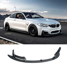 Load image into Gallery viewer, For 2014 2015 2016 2017 2018 2019 2020 BMW M3 F80 M4 F82 F83 MP Style Front Bumper Chin Lip Spoiler Splitter Carbon Fiber