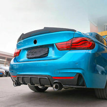 Load image into Gallery viewer, Compatibility with 2014-2020 BMW 4 Series F32 F33 F36 M Sport Rear Diffuser Bumper Chin Lip Carbon Fiber