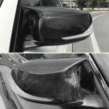 Load image into Gallery viewer, Door Mirror Covers Compatibility With 2014-2020 Q50 2015-2020 Q60 Q70 QX30 QX50 Rearview Side Left and Right Mirror Cover Caps Trim Replacement 2PCS (Carbon Fiber Style)