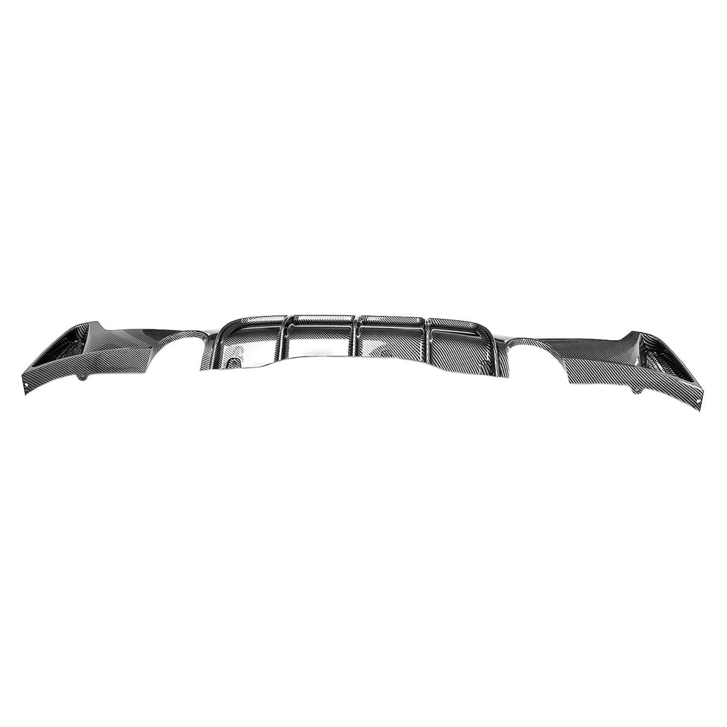 Compatibility with 2014-2020 BMW 4 Series F32 F33 F36 M Sport Rear Diffuser Bumper Chin Lip Carbon Fiber