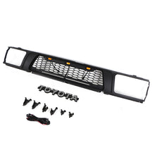 Load image into Gallery viewer, For 1992 1993 1994 1995 4Runner TRD Front  Grille Bumper Grills Grill Cover W/3 LED Lights Black