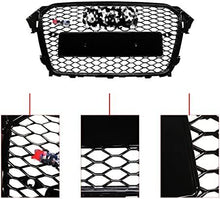 Load image into Gallery viewer, Grill Mesh Grille For 2013 2014 2015 2016 Audi A4 S4 B8.5 RS4 Style Honeycomb Front Bumper