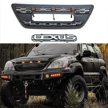 Load image into Gallery viewer, Front Grille For 2003 2004 2005 2006 2007 2008 2009 Lexus GX470 Front Center Mesh Grill Cover With 3 LED Lights Black