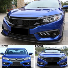 Load image into Gallery viewer, Grille For 2016 2017 2018 2019 2020 2021 Honda Civic 10th JDM Mesh Grill Glossy Black
