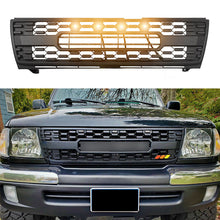 Load image into Gallery viewer, Front Grille For 1997 1998 1999 2000 Toyota Tacoma Bumper Grills Grill Cover W/4 LED Light Black