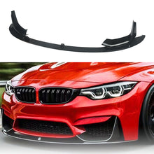 Load image into Gallery viewer, For 2014 2015 2016 2017 2018 2019 2020 BMW M3 F80 M4 F82 F83 MP Style Front Bumper Chin Lip Spoiler Splitter Gloss Black