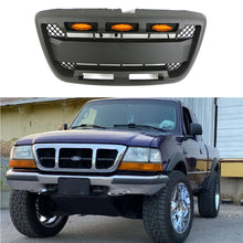 Load image into Gallery viewer, Front Grille For 1998 1999 2000 Ford Ranger Bumper Grill Grills W/Letters &amp; Light Black
