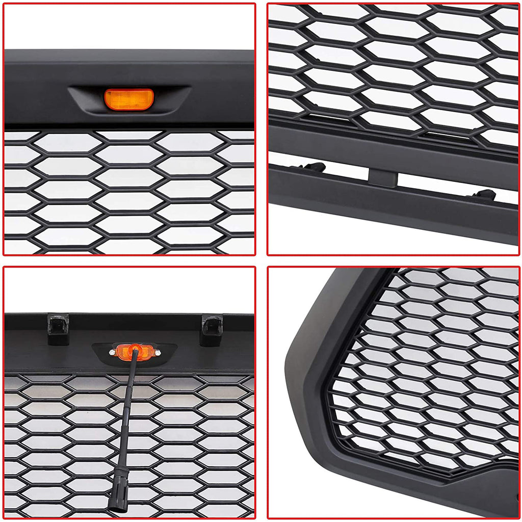 Front Grille For Toyota Tacoma 2016 2017 2018 2019 2020 Front Center Mesh Bumper Grill Grills Black