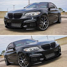 Load image into Gallery viewer, For 2014 2015 2016 2017 2018 2019 2020 BMW F22 2 Series M Sport Front Bumper Lip ABS Gloss Black