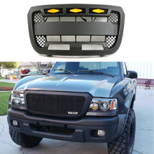 Load image into Gallery viewer, Front Grille For 2004 2005 2006 2007 2008 2009 2010 2011 Ford Ranger Bumper Grills Grill Cover W/3 LED Light Black