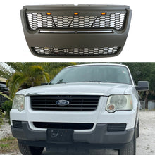 Load image into Gallery viewer, Front Grille for 2006 2007 2008 2009 2010 Ford Explorer Front Bumper Grills W/3 Lights Black