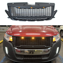Load image into Gallery viewer, Front Grille For 2011 2012 2013 2014 Ford Edge Bumper Grills Grill Cover W/3 LED Light Black