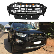Load image into Gallery viewer, Front Grille 2016 2017 2018 2019 For Ford Ecosport Bumper Grills Grill Cover W/3 LED Light Black