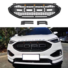 Load image into Gallery viewer, Front Grille For 2019-2022 Ford Edge Bumper Grills Grill Cover W/3 LED Light Black