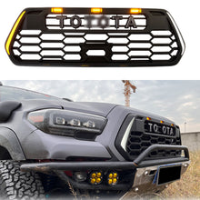 Load image into Gallery viewer, Front Grille for 2016-2022 Toyota Tacoma Grille Bumper Grill Grilles W/3 LED Lights and Side Light