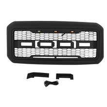 Load image into Gallery viewer, Front Grille For 2011 2012 2013 2014 2015 2016 Ford F250 F350 Super Duty Grill Raptor Style W/3 Lights Black