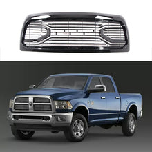 Load image into Gallery viewer, Front Grille for Dodge RAM 2500 3500 2010-2019 Bumper Grill Grills Big Horn Horizontal Style W/0 lights Gloss Black
