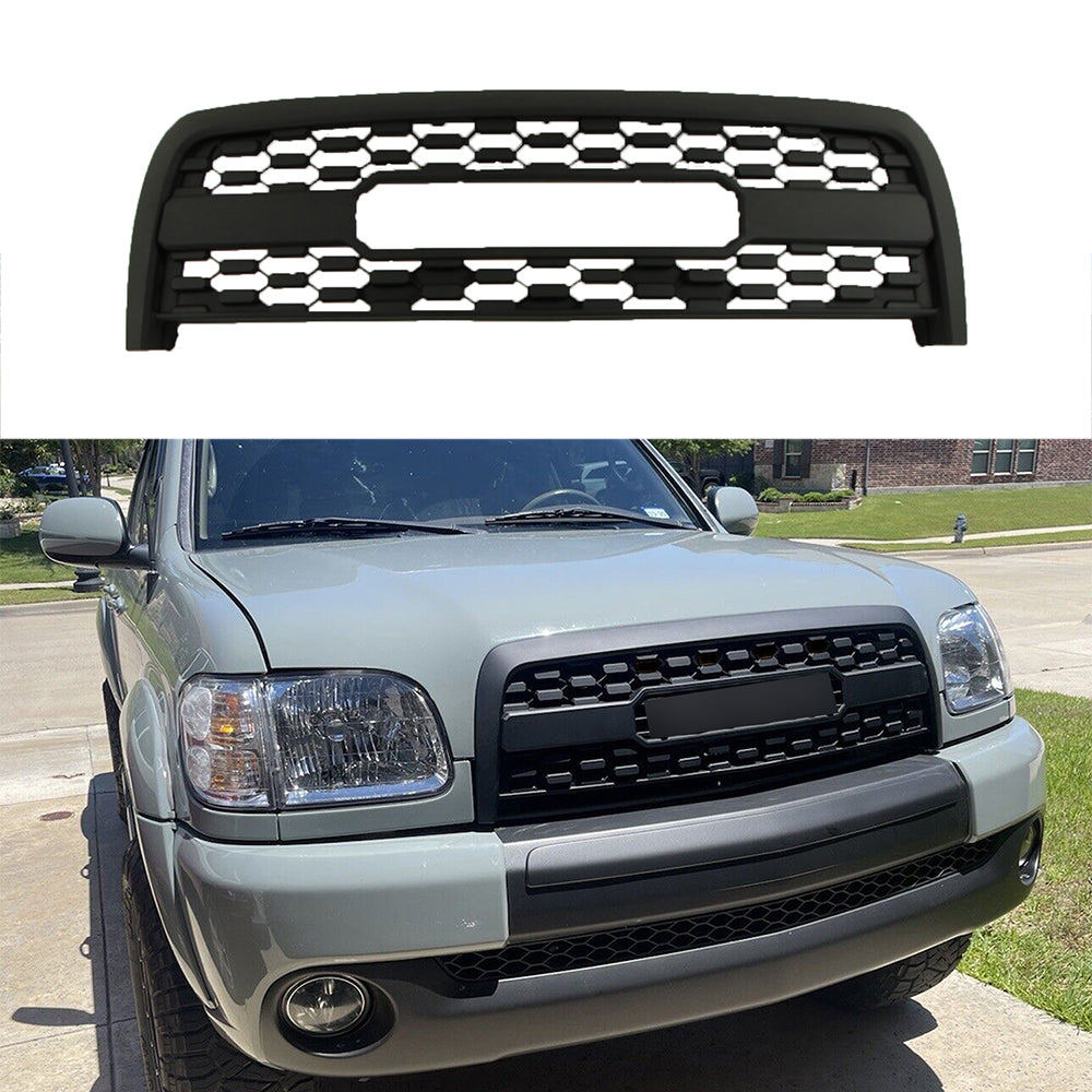 Front Grills For Toyota Tundra 2003 2004 2005 2006 TRD Front Bumper Grille Grill W/0 Lights Black