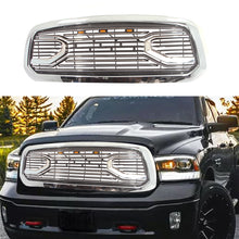 Load image into Gallery viewer, Grill For 2014 2015 2016 2017 2018 Dodge Ram 1500 Front Mesh Bumper Grille Big Horn Style Grille W/3 Lights Chrome