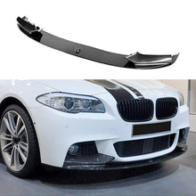 Load image into Gallery viewer, For 2011 2012 2013 2014 2015 2016 BMW F10 528i 535i 550i M Sport M Tech Style Front Splitter Bumper Chin Lip Carbon Fiber