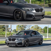 Load image into Gallery viewer, For 2014 2015 2016 2017 2018 2019 2020 BMW F22 2 Series M Sport Front Bumper Lip ABS Carbon Fiber
