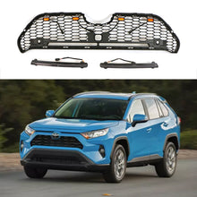 Load image into Gallery viewer, Front Grille For 2019-2020 Toyota RAV4 Bumper Grills Grill Cover W/4 LED Light and Center Light Bar Black