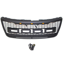 Load image into Gallery viewer, Front Grille For 2011 2012 2013 2014 2015 Ford Explorer Front Mesh Grille Grill Honeycomb Cover W/3 Lights Black