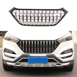 Front Grille For 2016-2018 Hyundai Tucson Bumper Grills Grill Cover W/0 Light Black