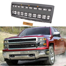 Load image into Gallery viewer, Front Grille for 2014-2015 Chevrolet Silverado 1500 Grills Grill Cover W/3 LED Lights