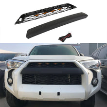 Load image into Gallery viewer, Front  Grille For 2020 2021 2022 4Runner TRD Pro Bumper Grills Grill Cover W/4 LED Lights Black