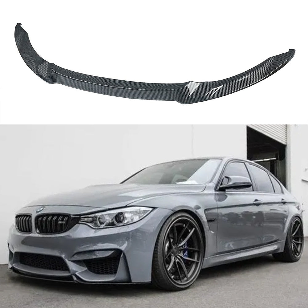 For 2014 2015 2016 2017 2018 2019 2020 BMW M3 F80 M4 F82 F83 CS Style Front Bumper Chin Lip Spoiler Splitter Carbon Fiber