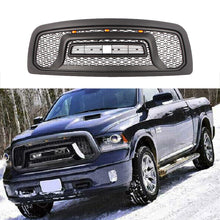 Load image into Gallery viewer, Front Grille for Dodge RAM 2500 3500 2010-2019 Bumper Grill Grills Big Horn Horizontal Style W/3 lights Black