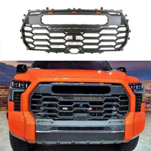 Load image into Gallery viewer, Front Grille For 2022-2023 Toyota Tundra Bumper Grills Grill Cover W/3 LED Lights&amp;Light Bar Black