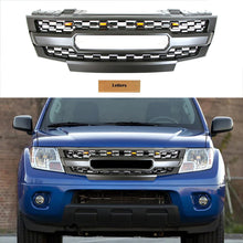 Load image into Gallery viewer, Front Grille For 2009-2019 Nissan Frontier Bumper Grills Grill Cover W/3 LED Light Black