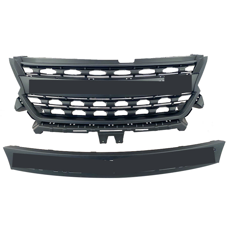 Front Grille For 2016-2018 Chevrolet Colorado S10 Bumper Grills Grill Cover W/0 Light Black