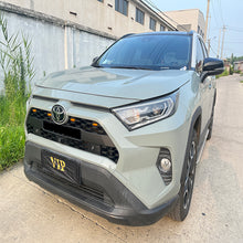 Load image into Gallery viewer, Front Grille For 2019 Toyota RAV4 TRD Bumper Grills Grill Cover W/4 LED Light Black