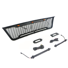 Load image into Gallery viewer, Front Grille For 2003 2004 2005 2006 2007 E150 E250 E350 Matte Black Grille With Light Bar