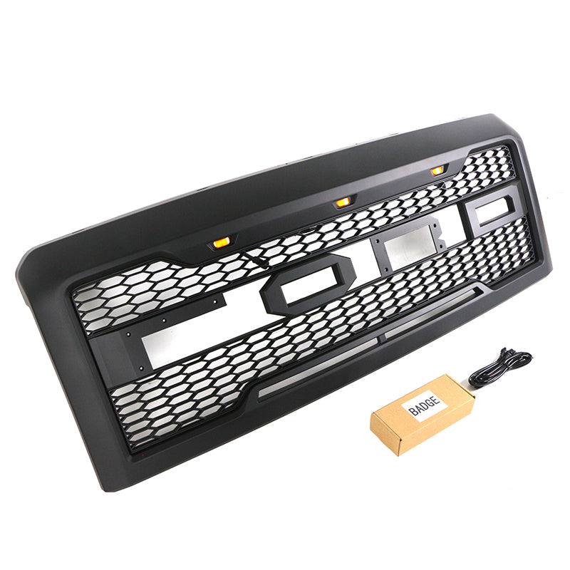 Front Grille for 2008 2009 2010 2011 2012 2013 E150 E250 E350 Bumper Grill Black