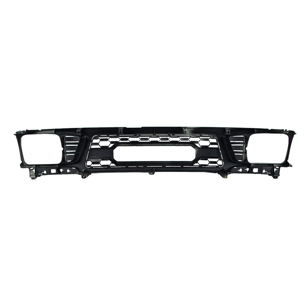 Front Grille For 1995-1997 Toyota Tacoma TRD Bumper Grills Grill Cover  W/0 Light Black