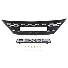 Load image into Gallery viewer, For 1999 2000 2001 2002 2003 Lexus RX270 300 330 350 400 450 Front Grille Front Center Mesh Grille Grill Cover With 4 LED Lights Black