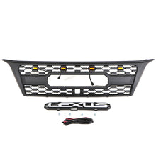 Load image into Gallery viewer, Front Grille For 2010 2011 2012 2013 Lexus GX470 Front Center Mesh Grill Cover With 3 LED Lights Black