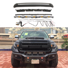 Load image into Gallery viewer, Front Upper Grille For 2014-2019 Toyota Tundra Bumper Grills Grill Cover W/5 LED Light Black